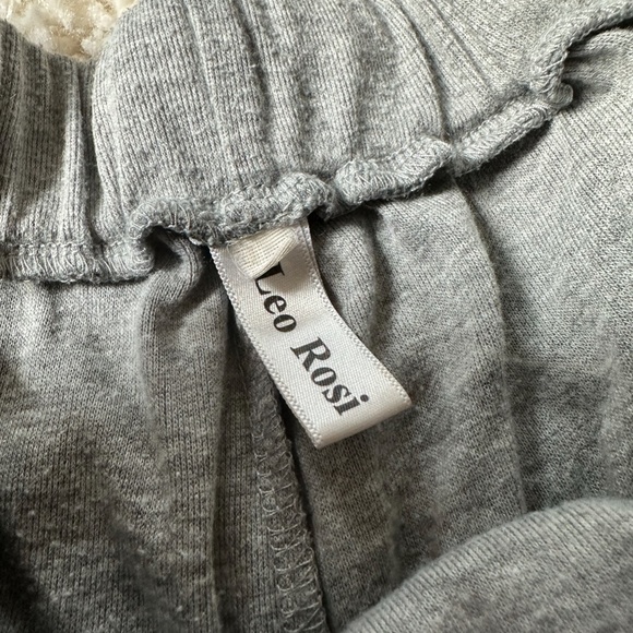 Leo Rosi light grey drawstring lazy loungey loungewear athletic jogger s… - Picture 5 of 5